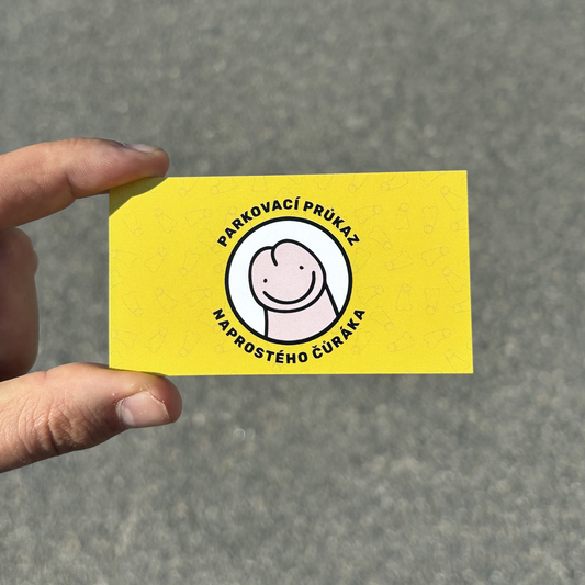 Parkovací průkaz naprostého č*ráka