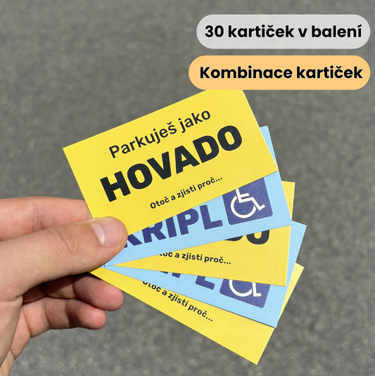 Kombinace kartiček hovado a kripl
