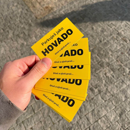Parkuješ jako hovado